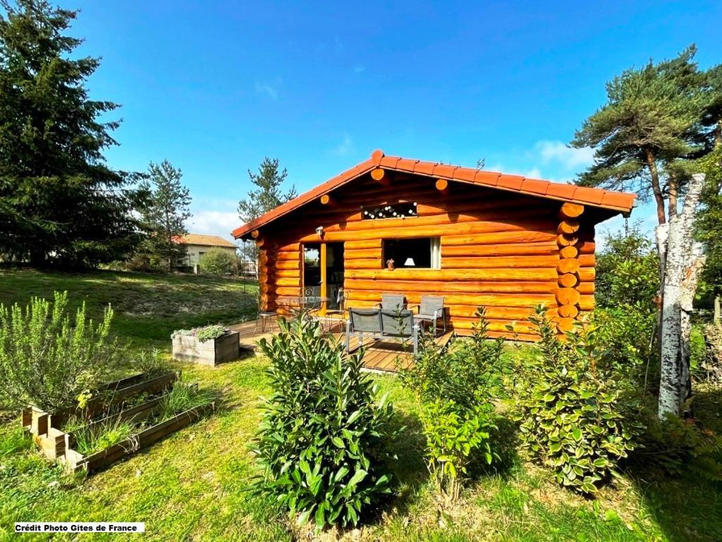 Pialous:Chalet En Rondins Avec Espace Detente La Chapelle-d'Aurec Kültér fotó